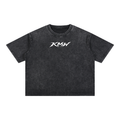 KMW Black Boxy Tee