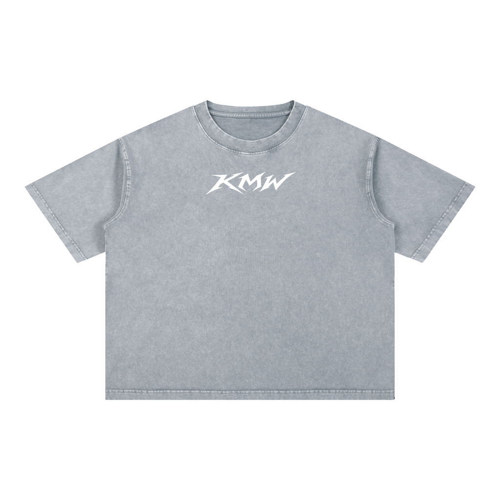 KMW Light Grey Boxy Tee