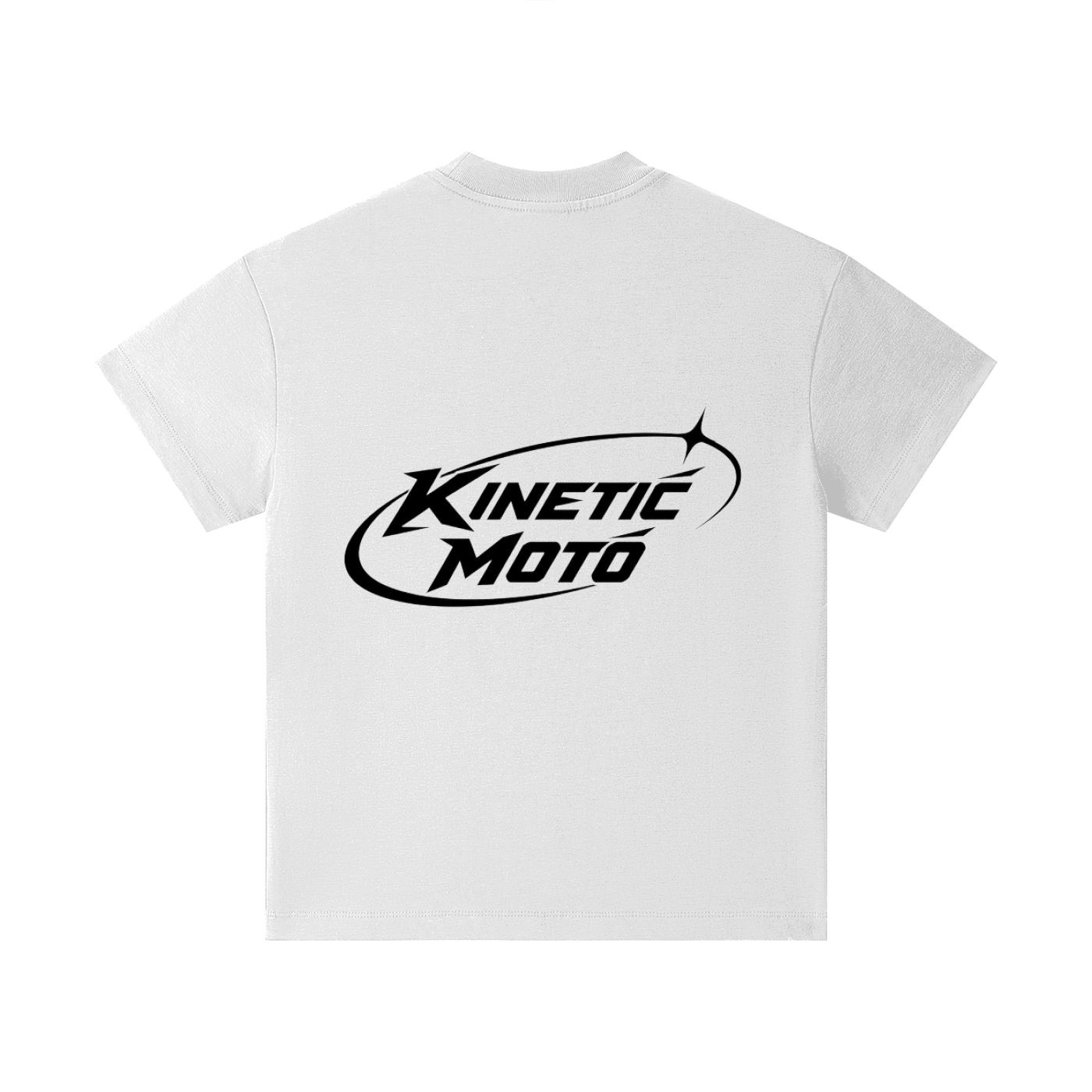 White Young Adult Kinetic Moto Graphic Tee