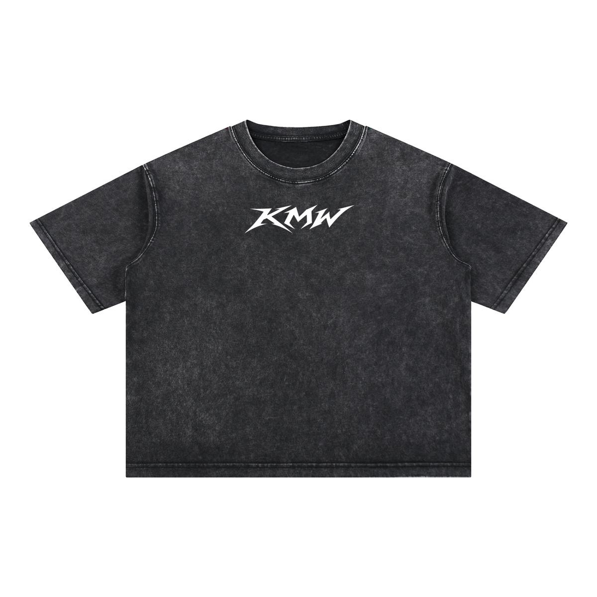 KMW Black Cross Boxy Tee