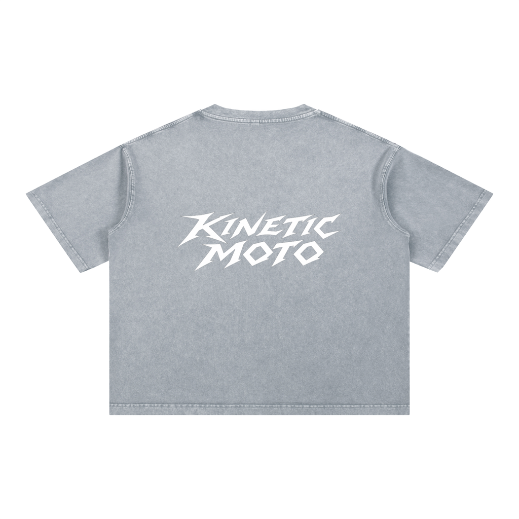 KMW Light Grey Boxy Tee